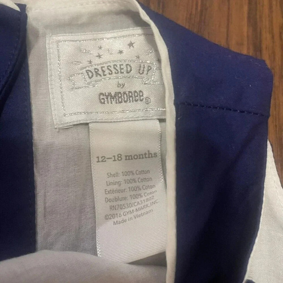 Dressed Up By Gymboree Navy Dress - Picture 3 of 3